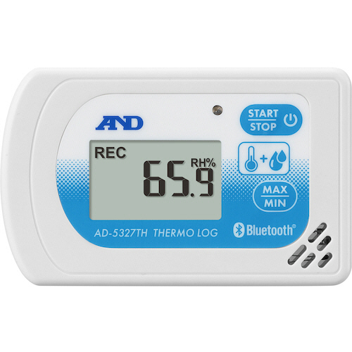 A＆Ｄ BLE温度･湿度データロガー さーもろぐ 1台(AD-5327TH) 取り寄せ商品 13,834円