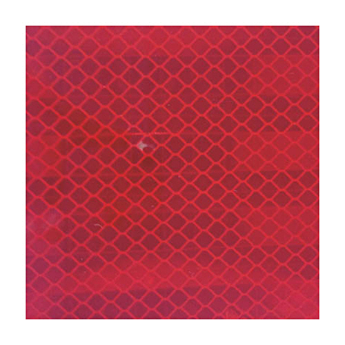 ＴＲＵＳＣＯ 超高輝度反射シート プリズム型 455mm×227mm 赤 1枚(HS4522P-R) 目安在庫=○