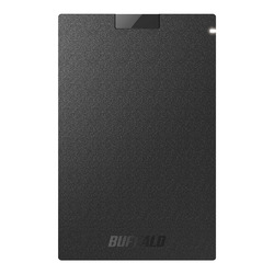 バッファロー SSD-PGVB1.0U3-B 抗ウイルス・抗菌ポータブルSSD USB3.2(Gen1) TypeA 取り寄せ商品