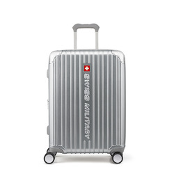 エム・エス・シー SWISS MILITARY CYGNUS(シグナス) スーツケース 73L メタリックシルバー 1台(SM-A824 SILVER) 取り寄せ商品