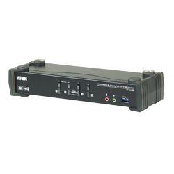 ＡＴＥＮ USB 3.0ハブ搭載 DCI 4K 4ポートUSB DisplayPort MST KVMPスイッチ(CS1924M) 取り寄せ商品