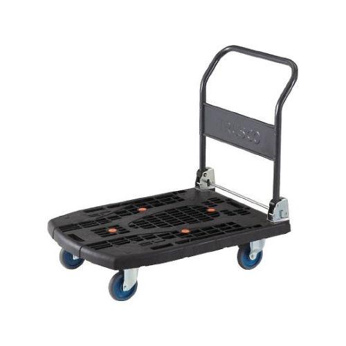 トラスコ中山 樹脂台車 カルティオビッグ 折畳 900X600 黒 MPK-906-BK(61-3118-73) 取り寄せ商品