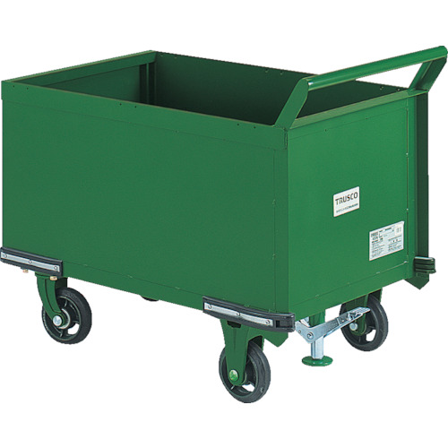 ＴＲＵＳＣＯ 鋼鉄製運搬車 900×600 前方トビラ S付 1台(OHN-24PS) 取り寄せ商品