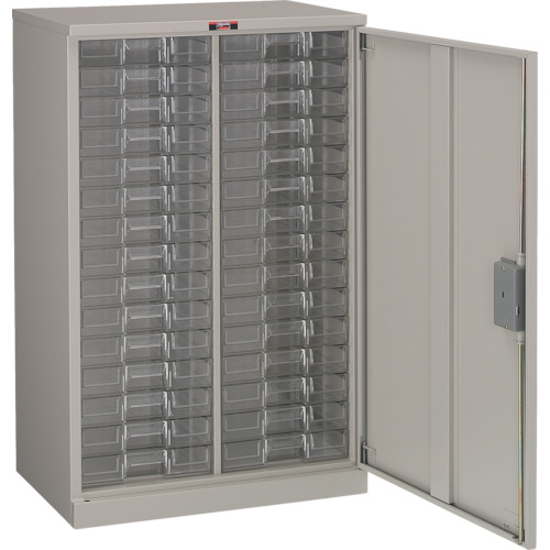 ＴＲＵＳＣＯ カタログケース 片開 中深型2列15段 560×395×H880 ネオグレー 1台(A2C15D) 目安在庫=○