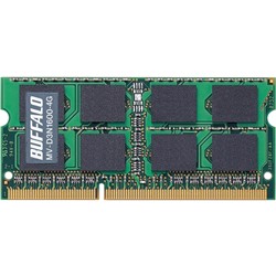 バッファロー MV-D3N1600-4G PC3-12800 204Pin DDR3 SDRAM S.O.DIMM 4GB 目安在庫=△