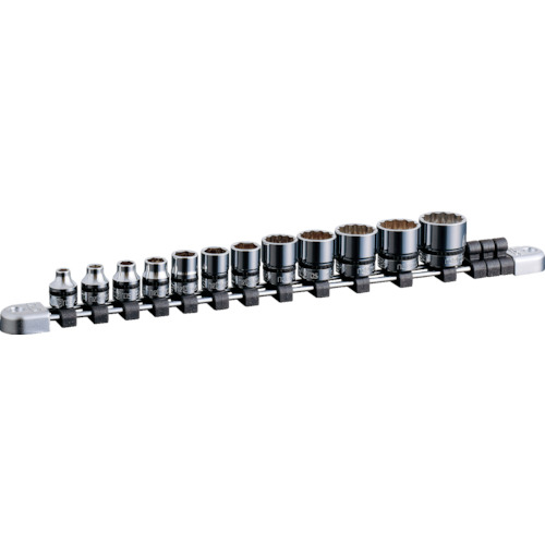 京都機械工具　ＫＴＣ ネプロス 9.5sq.ソケット 12点セット 1セット(NTB312XA) 取り寄せ商品