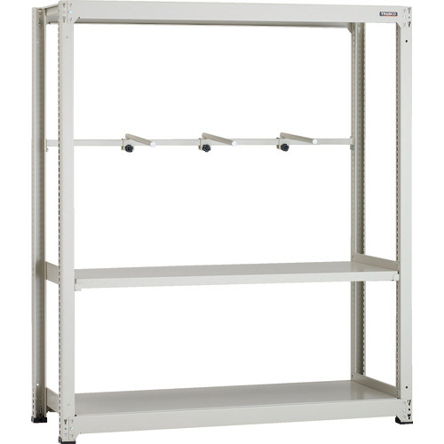 ＴＲＵＳＣＯ 中量ボルトレス棚 M3型 3段 アーム1段 1500×571×H1800mm 単体 1台(M3-6563-A1) 取り寄せ商品 37,790円