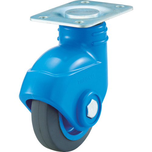 ＴＲＵＳＣＯ グランカート用 自在省音キャスターφ100 ゴム車 1個(TYBPJ-100-G) 目安在庫=○