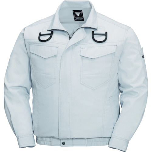 ジーベック 空調服 綿ポリ混紡ペンタスフルハーネス仕様空調服 シルバーグレー M 1着(XE98101-22-M) 取り寄せ商品