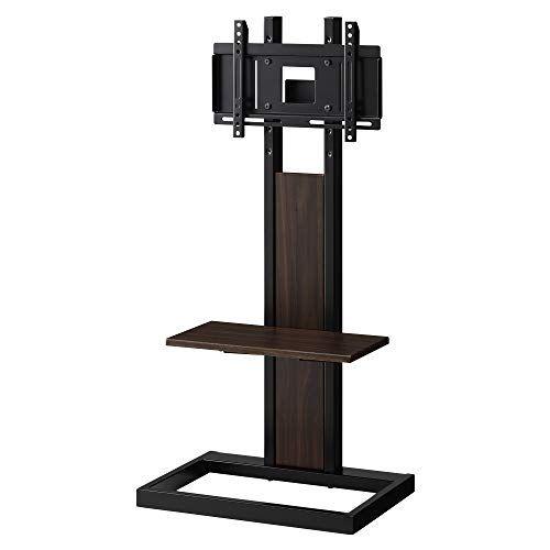 ハヤミ工産 壁寄せスタンド　〜43V型【ダークブラウン木目】(KF-240B) メーカー在庫品の通販は 21,679円