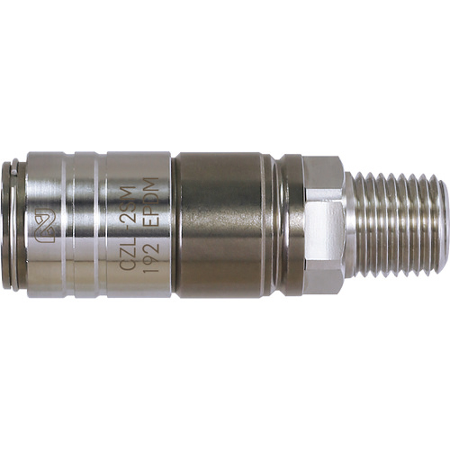 日東工器 コンパクトゼロスピルカプラ 1個(CZL-2SM SUS EPDM) 取り寄せ商品