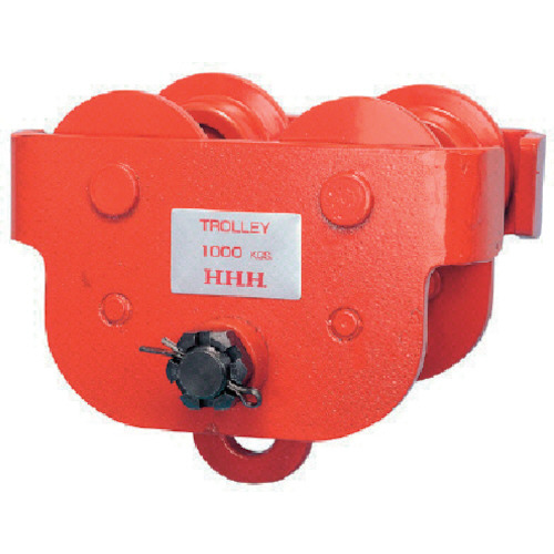 スリーエッチ プレントロリー 1t ビーム巾75・100・125用 1台(PT1TON) 目安在庫=○