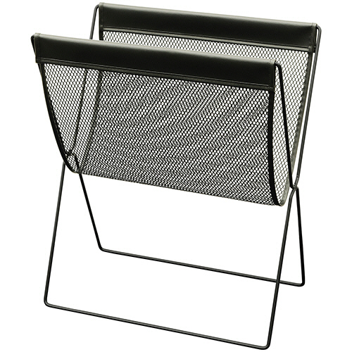 サキ サイドワゴン メッシュ×合皮 L ブラック 1個(R-345･B-BK) 目安在庫=○