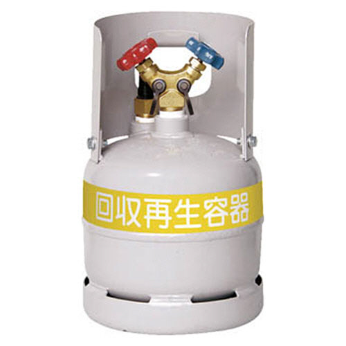 アサダ フロン回収ボンベ フロートセンサー付 6L 無記名 1本(TF090) 取り寄せ商品 28,716円