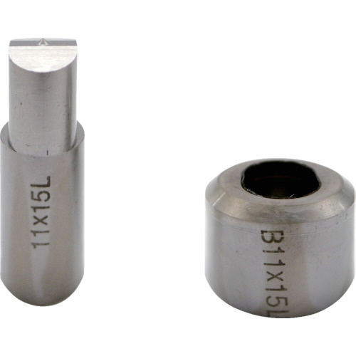 育良精機 ミニパンチャー替刃丸穴(51203) 1組(14MPS-L11A) 取り寄せ商品