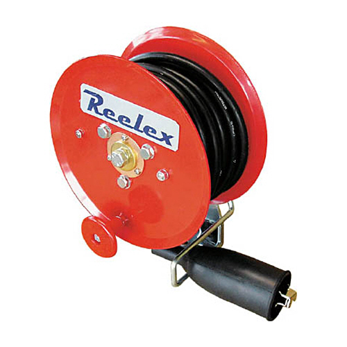 中発販売 Reelex アースリール 5.5SQ×10m 50Aアースクリップ付 1台(ER810M) 取り寄せ商品