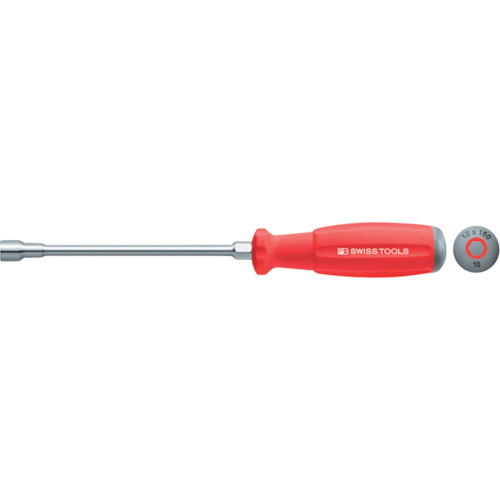 PBスイスツールズ スイスグリップナットドライバー根元六角付き 1本(8200S-12) 取り寄せ商品