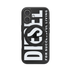 ＤＩＥＳＥＬ iPhone 17 Diesel Ringstand-Magsafe Case FW24 black/white(60403) 取り寄せ商品