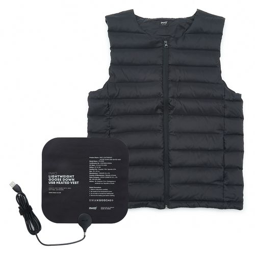 INKO グースダウンUSBヒーティングベスト L(IK07261) 仕入先在庫品の通販は 11,604円