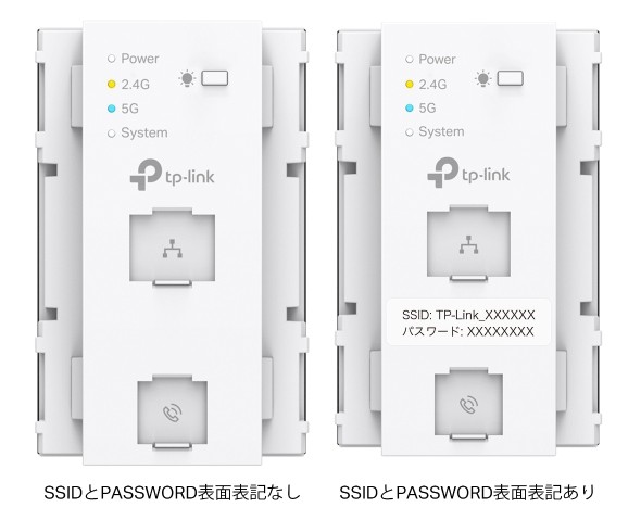ティーピーリンク AX3000 コンセント埋め込み型Wi-Fi 6アクセスポイント(EAP655-WE(JP)) 目安在庫=△の通販は