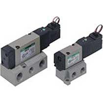 ＣＫＤ 4Kシリーズパイロット式5ポート弁セレックスバルブ 1個(4KB420-15-AC200V) 取り寄せ商品