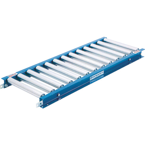 中心的コンベアー スチールローラコンベヤMR3812 100W×50P×1500L 1台(MR3812-100515) 取り寄せ商いもの