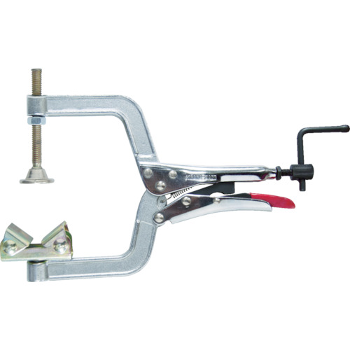 ストロングハンドツール 先端スイベルパッド付C型クランプ 1個(PG637V) 取り寄せ商品