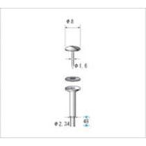 ナカニシ マンドレール スチール 1パック(10本)(37012) 取り寄せ商品