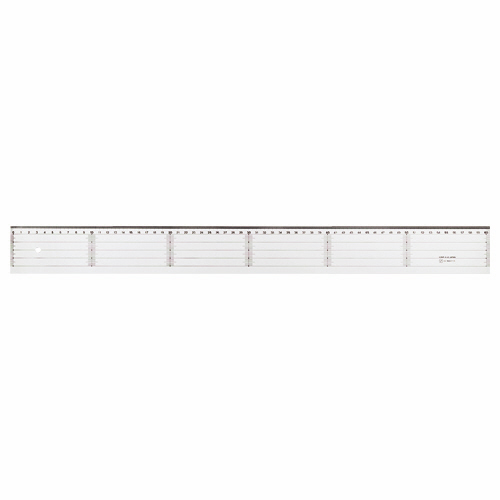 ライオン事務器 アクリル直線定規 60cm 1セット(10本)(4903331270127 x10) 取り寄せ商品