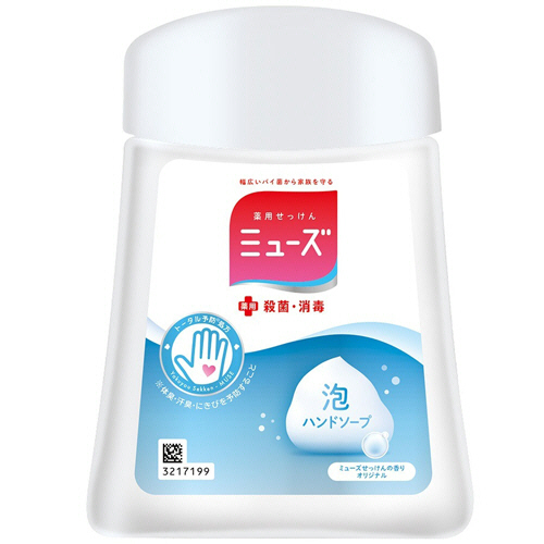 レキットベンキーザー・ジャパン ミューズ ノータッチ泡ハンドソープ オリジナル 詰替用 250ml 1セット(12個)(4906156800715 x12) 取り寄せ商品