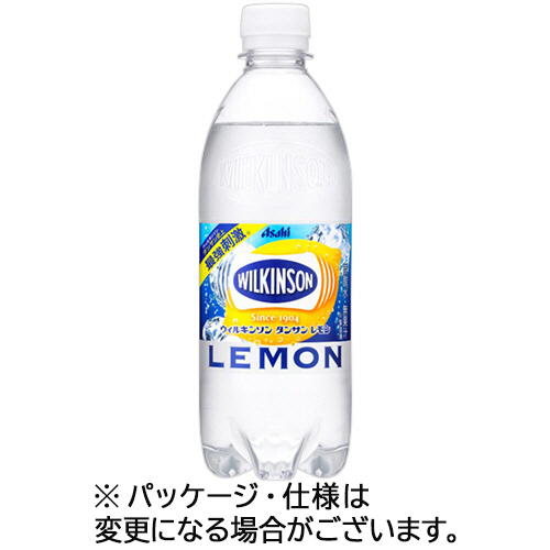 アサヒ飲料 ウィルキンソン タンサン レモン 500mL ペットボトル 1セット(48本:24本×2ケース)(4514603347418 x48) 取り寄せ商品