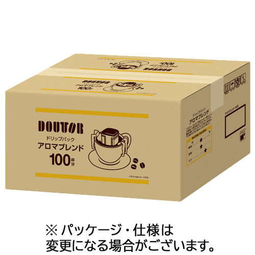 ドトールコーヒー ドリップパック アロマブレンド 7.0g 1セット(200袋:100袋×2箱)(4932707030676 x2) 取り寄せ商品