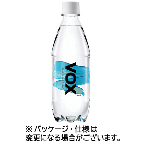ヴォックス ヴォックス 強炭酸水 ストレート 500mL ペットボトル 1セット(72本:24本×3ケース)(4571461292656 x72) 取り寄せ商品