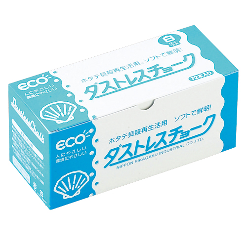 日本理化学工業 ダストレスチョーク 白 1セット(1440本:72本×20箱)(4904085111711 x20) 取り寄せ商品