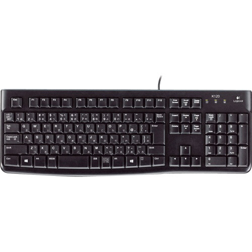 ロジクール キーボード k120 ブラック 1セット(5台)(4943765037811 x5) 取り寄せ商品