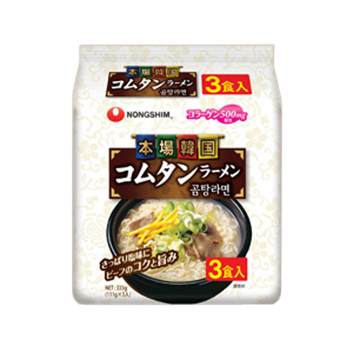農心ジャパン 本場韓国コムタンラーメン 111g 1セット(36食:3食×12パック)(8801043019514 x12) 取り寄せ商品