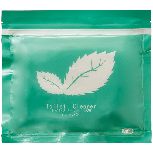 TPS トイレクリーナー チャック袋タイプ ミント 大判 1セット(576枚:12枚×48パック)(4589585765147 x48) 取り寄せ商品