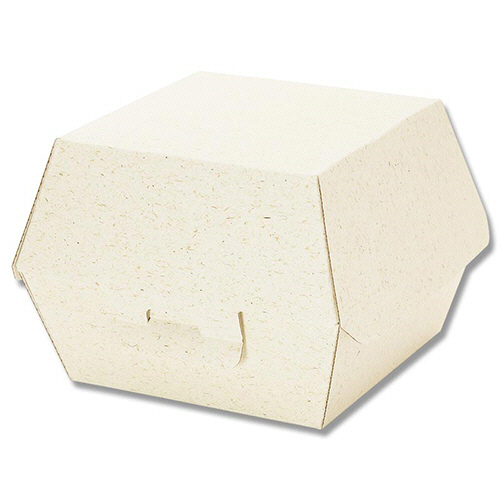 シモジマ 食品容器 エコパームボックス バーガー1個用 1セット(240個:20個×12パック(4901755651898 x12) 取り寄せ商品