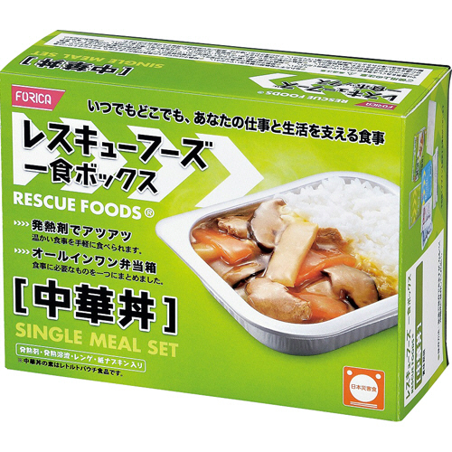 ホリカフーズ レスキューフーズ 一食ボックス 中華丼 3年保存 1セット(12食)(4977113978303 x12) 取り寄せ商品