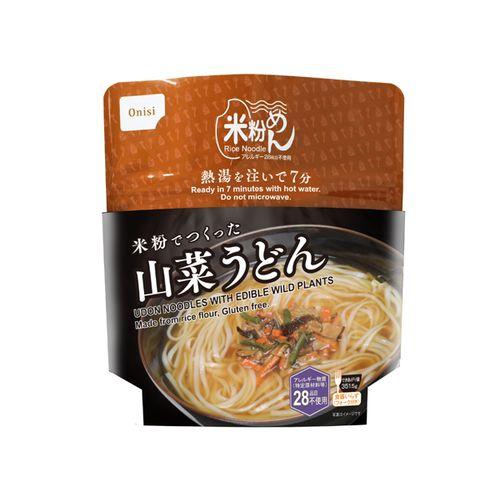 尾西食品 米粉でつくった山菜うどん ×30袋(4970088890366 x30) 取り寄せ商品