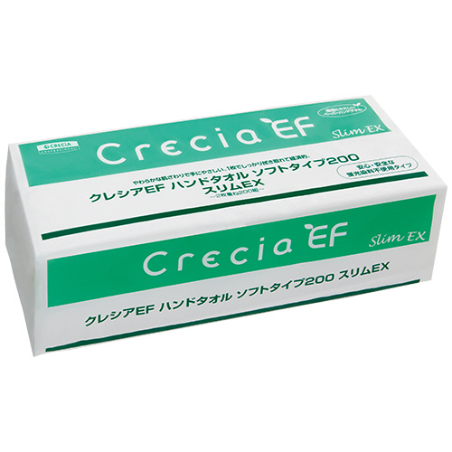 日本製紙クレシア クレシア EFハンドタオル スリムEX 200組/パック 1セット(36パック)(4901750370305 x36) 取り寄せ商品