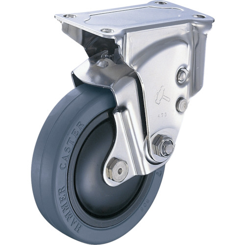 ハンマーキャスター オールステンレス クッションE 固定ゴム 125mm 線径2.3mm 1個(940SER-FR125S23) 取り寄せ商品