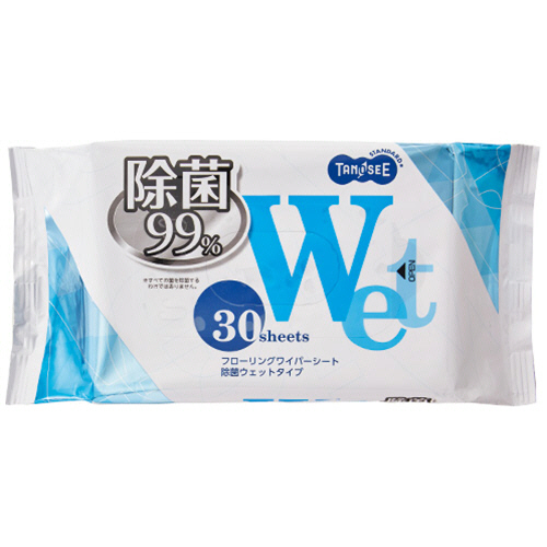 TPS フローリングワイパーシート 除菌 ウエットタイプ 1セット(900枚:30枚×30パック)(4970190383312 x30) 取り寄せ商品