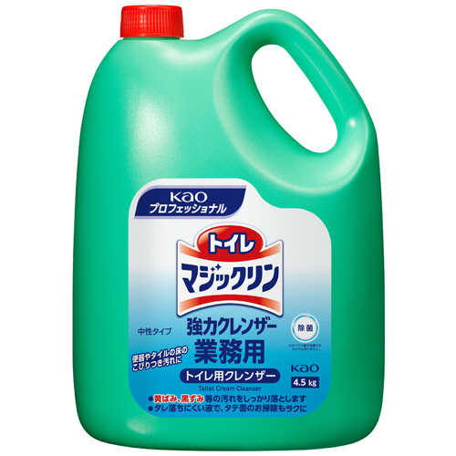 花王 トイレマジックリン 強力クレンザー 業務用 4.5kg/本 1セット(4本)(4901301021212 x4) 取り寄せ商品