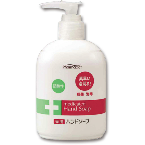 熊野油脂 ファーマアクト 薬用弱酸性ハンドソープ 本体 250ml 1セット(40本)(4513574009301 x40) 取り寄せ商品