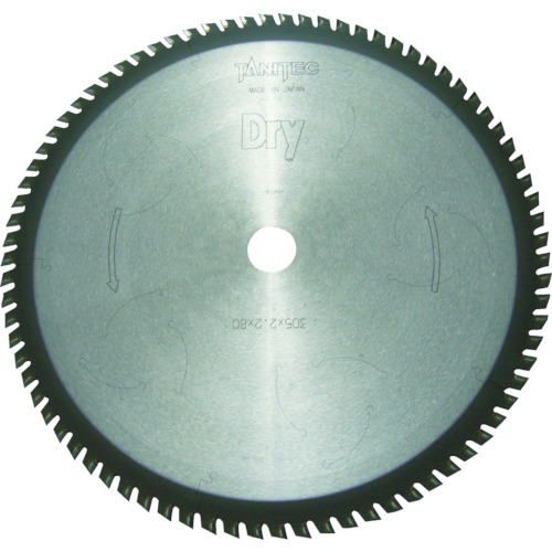 谷テック ドライチップソー SUS用チップソー 305×2.2×25.4H×80Z 1枚(DTS305X2.2X25.4X80) 取り寄せ商品