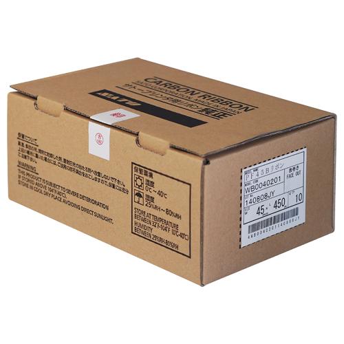 サトー SATOC用プリンタリボン 45mm×450m WB0040201 1箱(10巻) 取り寄せ商品