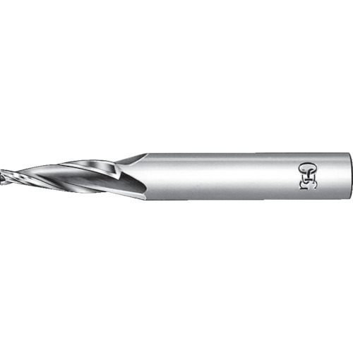 オーエスジー エンドミル(2刃テーパー刃ショート形) 85086 1本(TPDS6X7X91X34) 取り寄せ商品