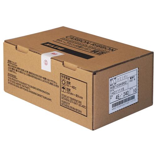 サトー バートロリボン T110T 45mm×240m 裏巻 WB1034962 1箱(10巻) 取り寄せ商品
