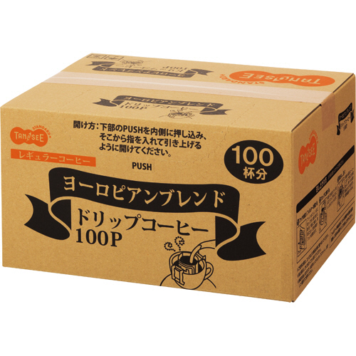 TPS オリジナルドリップコーヒー ヨーロピアンブレンド 8g 1ケース(400袋:100袋×4箱)(4960891501962 x4) 取り寄せ商品